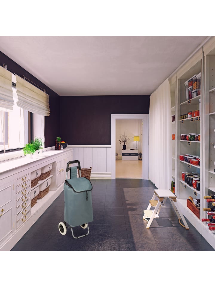relaxdays Einkaufstrolley in Grau günstig kaufen onesize