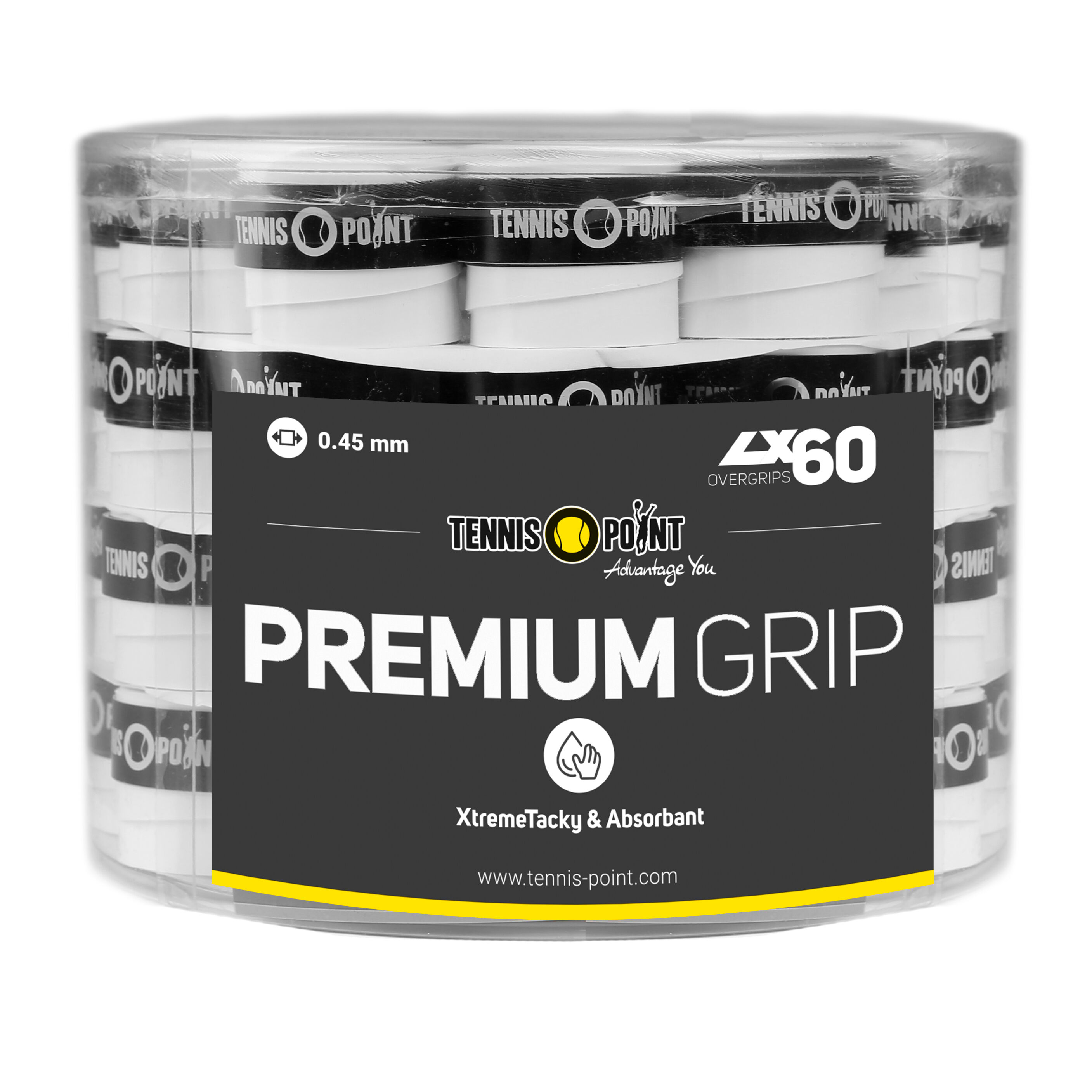 Premium Grip 60er Pack - Weiß