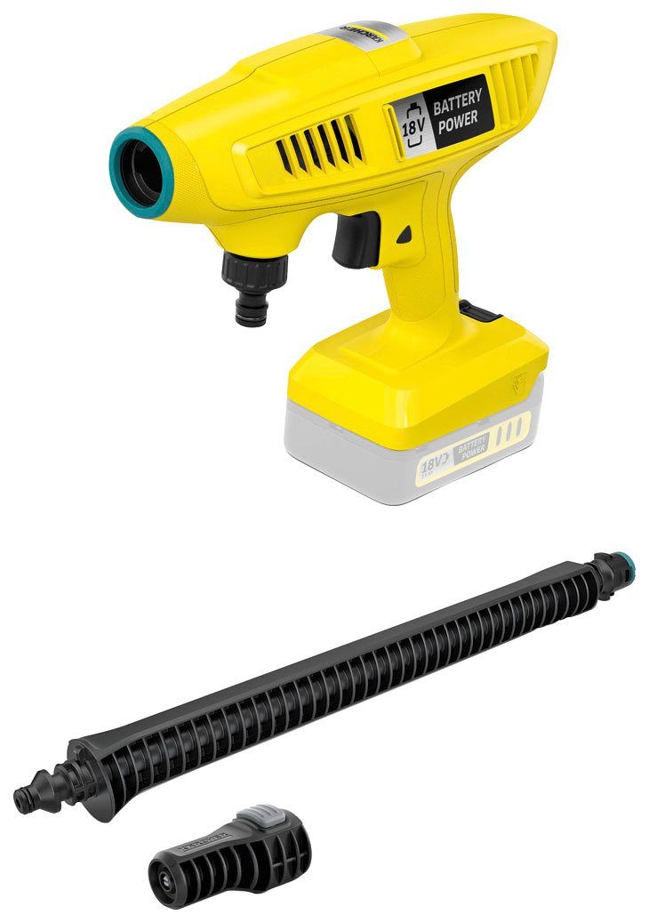 KÄRCHER Akku-Druckreiniger Handheld Cleaner KHB 4-18, Quick Connect, 21 bar Druck, ohne Akku und Ladegerät