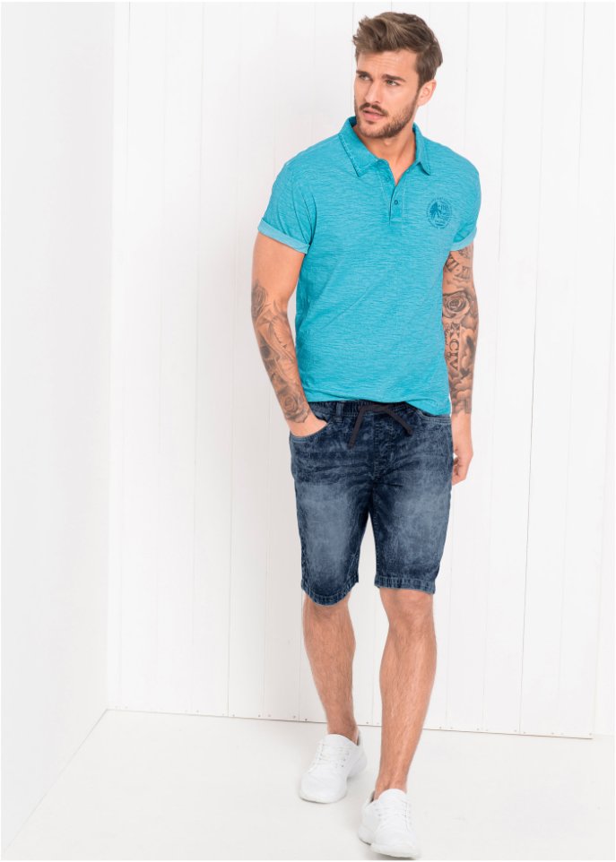Schlupf-Bermuda, Slim Fit