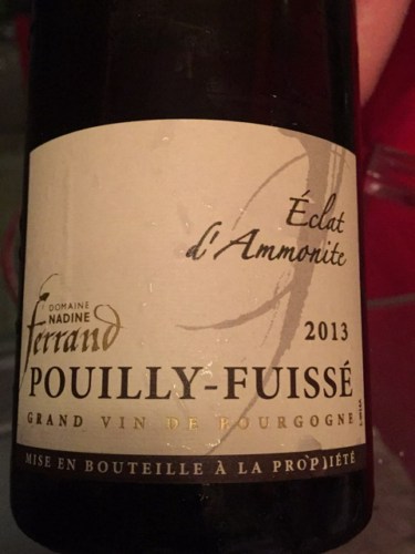 Nadine FerrandEclat d'Ammonite Pouilly-Fuissé 2019