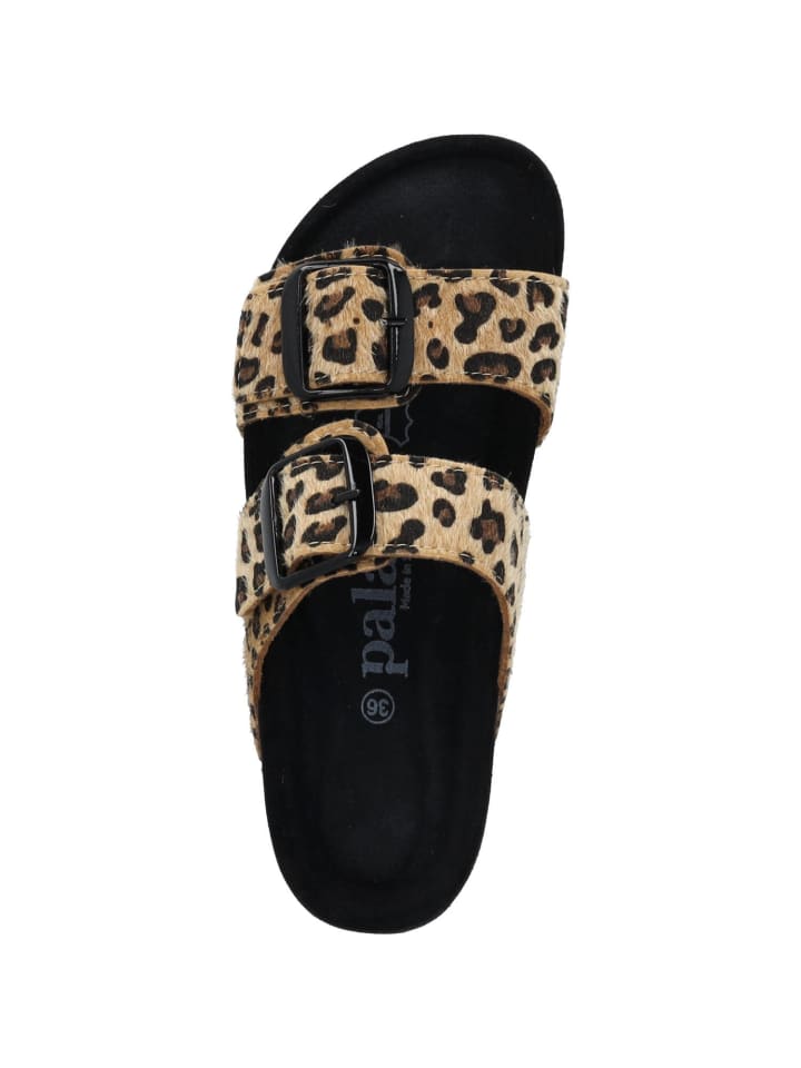 palado Pantoletten in Leo Beige günstig kaufen