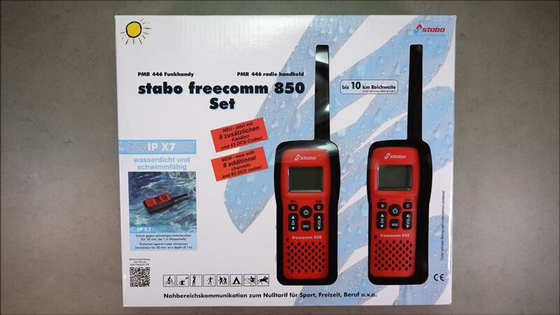 Stabo Funkhandy Freecomm 850 Set