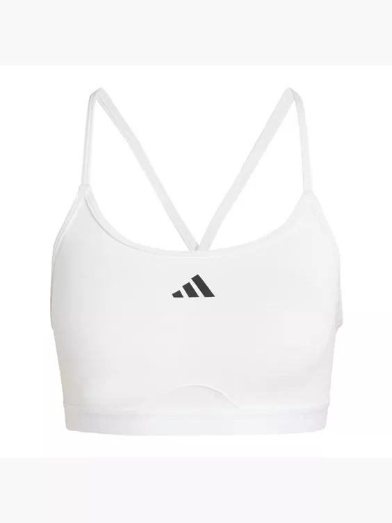 adidas Aeroreact Training 3-Streifen Sport-BH