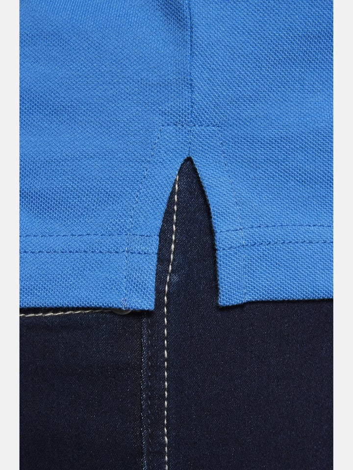 Charles Colby Poloshirt EARL EMLYN in blau günstig kaufen