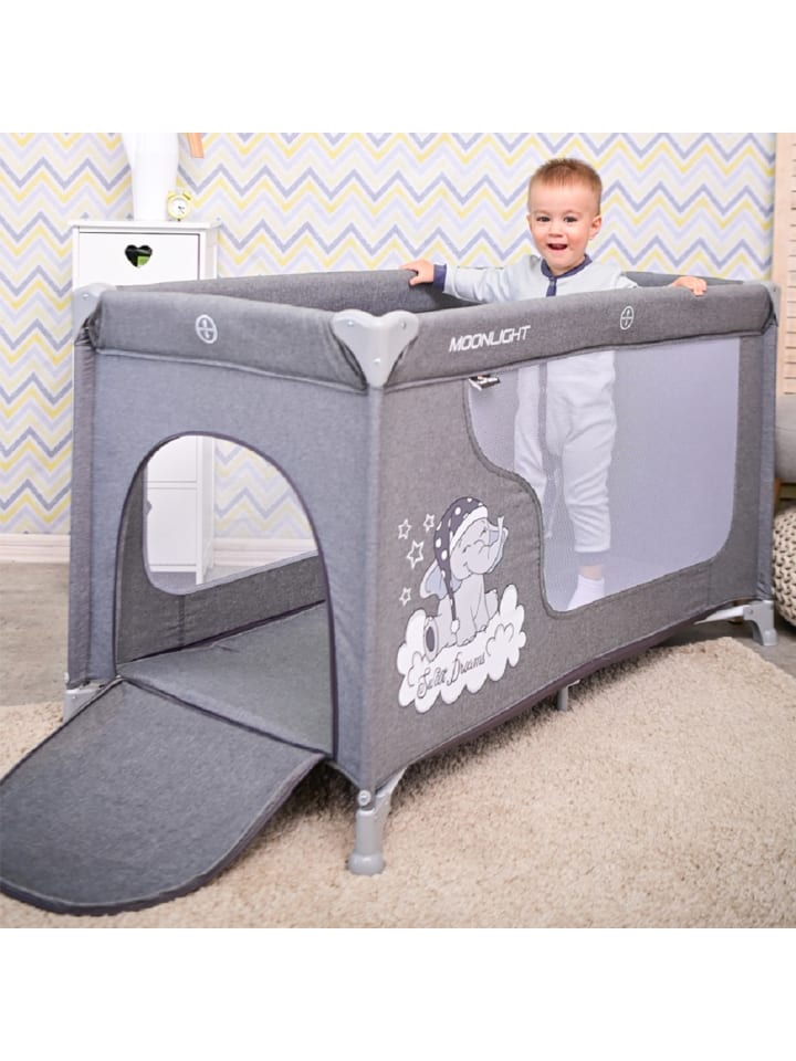 Lorelli Baby Reisebett und Laufstall Moonlight in braun günstig kaufen 60x120 cm