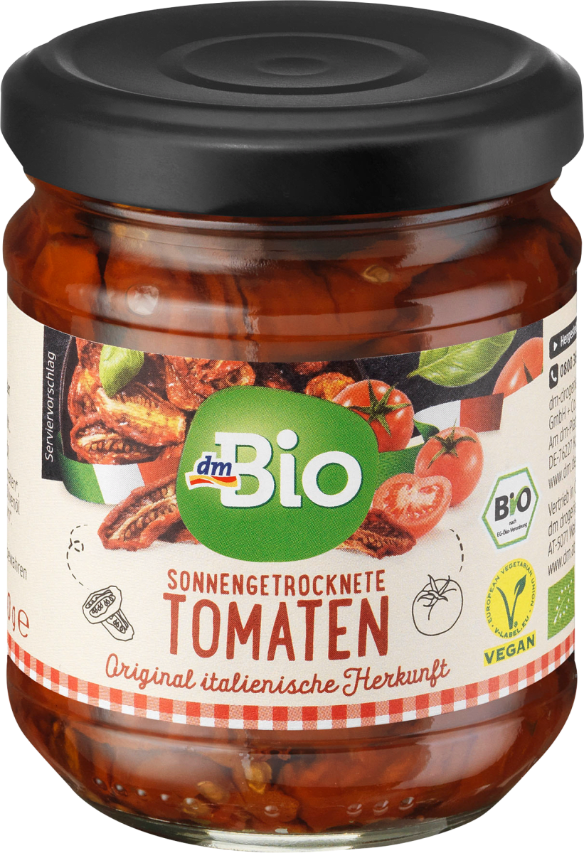 Tomaten, sonnengetrocknet, eingelegt in Öl, 180 g