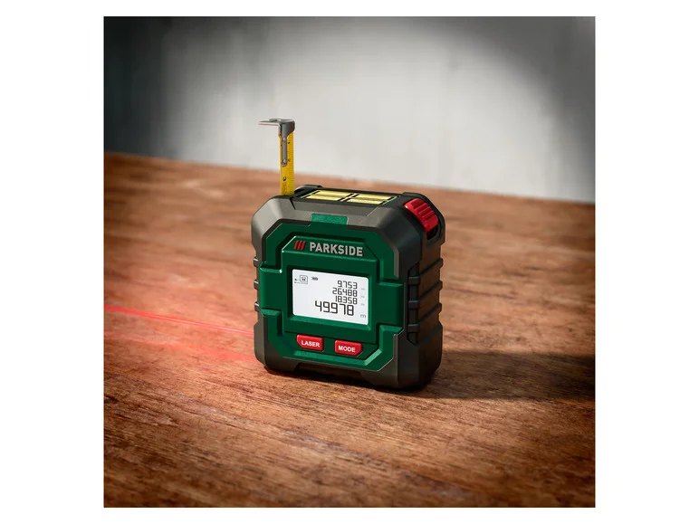 Telemetria a laser sem fio PARKSIDE® com trena PLMB 4 C2, 50 m