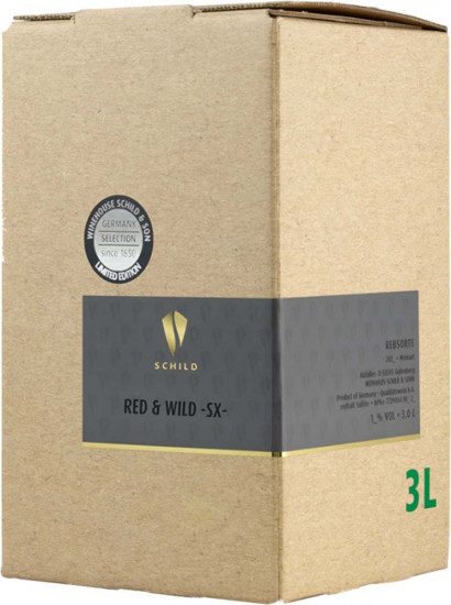 2022 RED & WILD -SX- trocken 3,0 L - Schild & Sohn