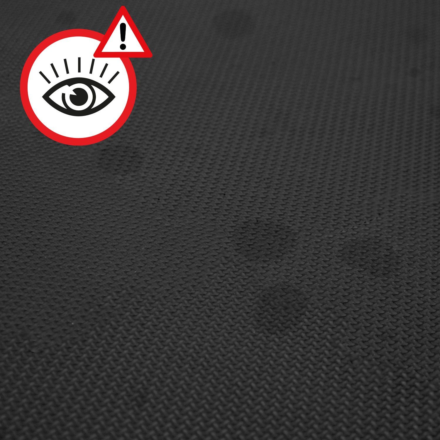 eyepower Fitnessmatte 2 cm Dick: 1m² Bodenschutz Fitnessmatte 50 x 50 cm, 4 Sportmatten Optische Mängel