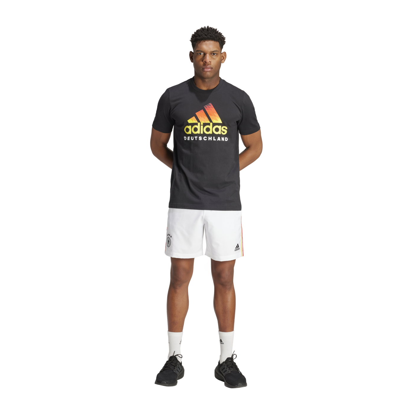 adidas DFB Deutschland DNA Graphic T-Shirt EM 2024 Schwarz