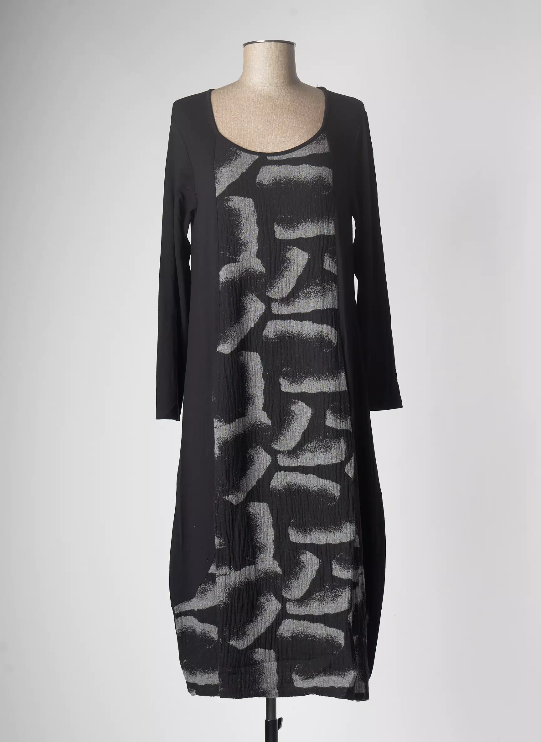 G Oze Robes Mi Longues Femme couleur noir