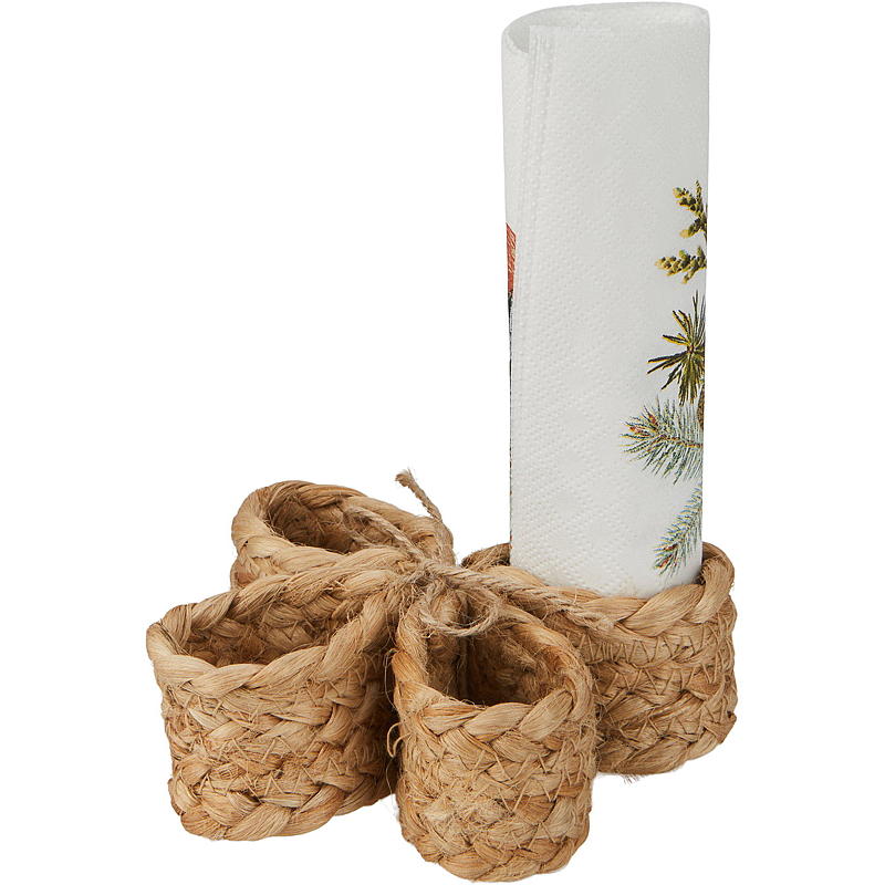 Home Serviettring 4-pk ø 4 cm jute