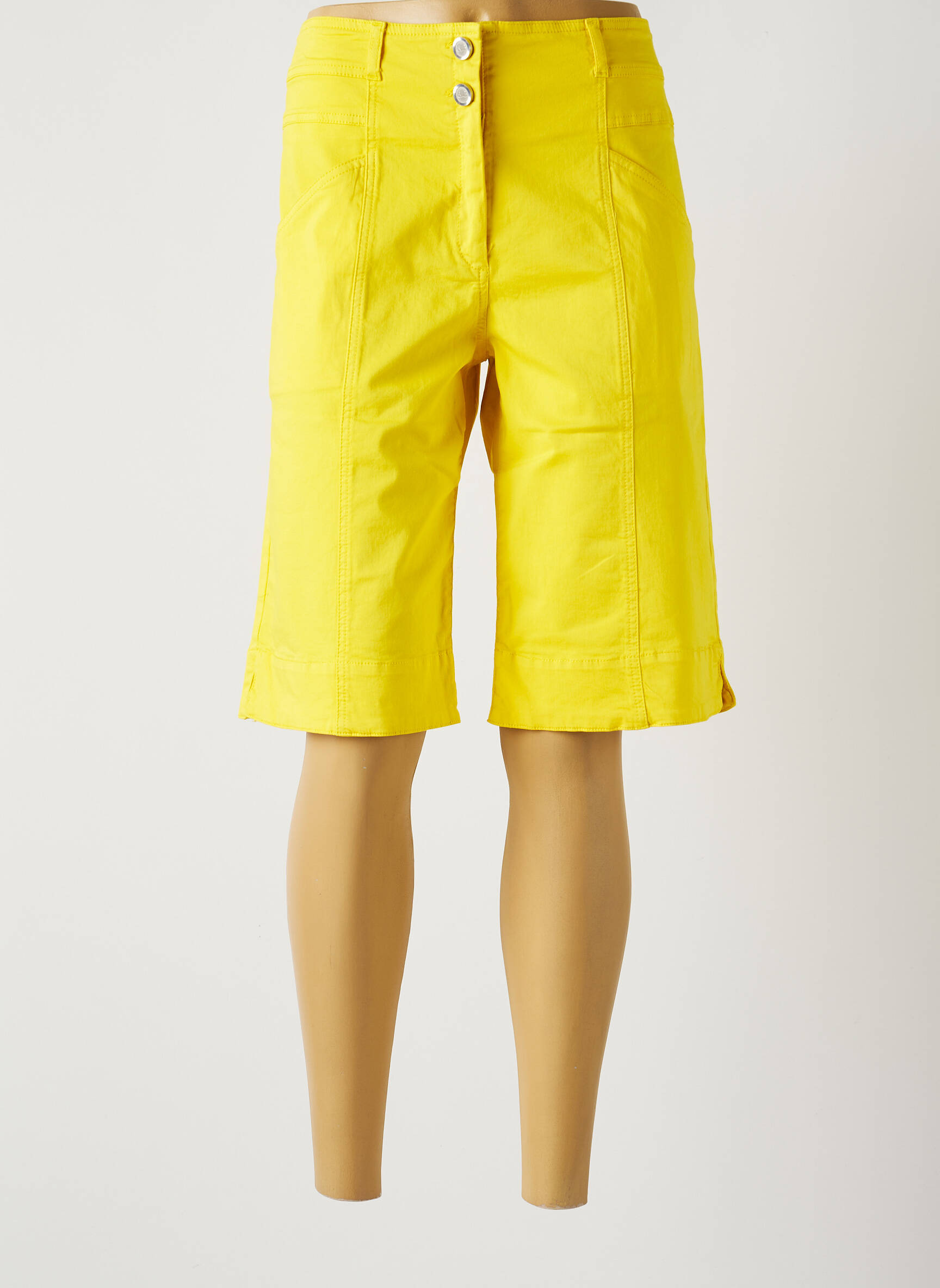 Paul Brial Bermudas Femme couleur jaune