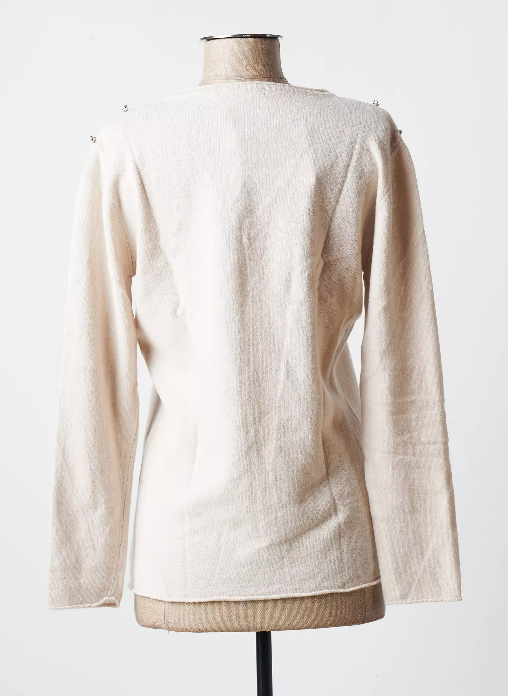 Blanc Boheme Pulls Femme couleur beige