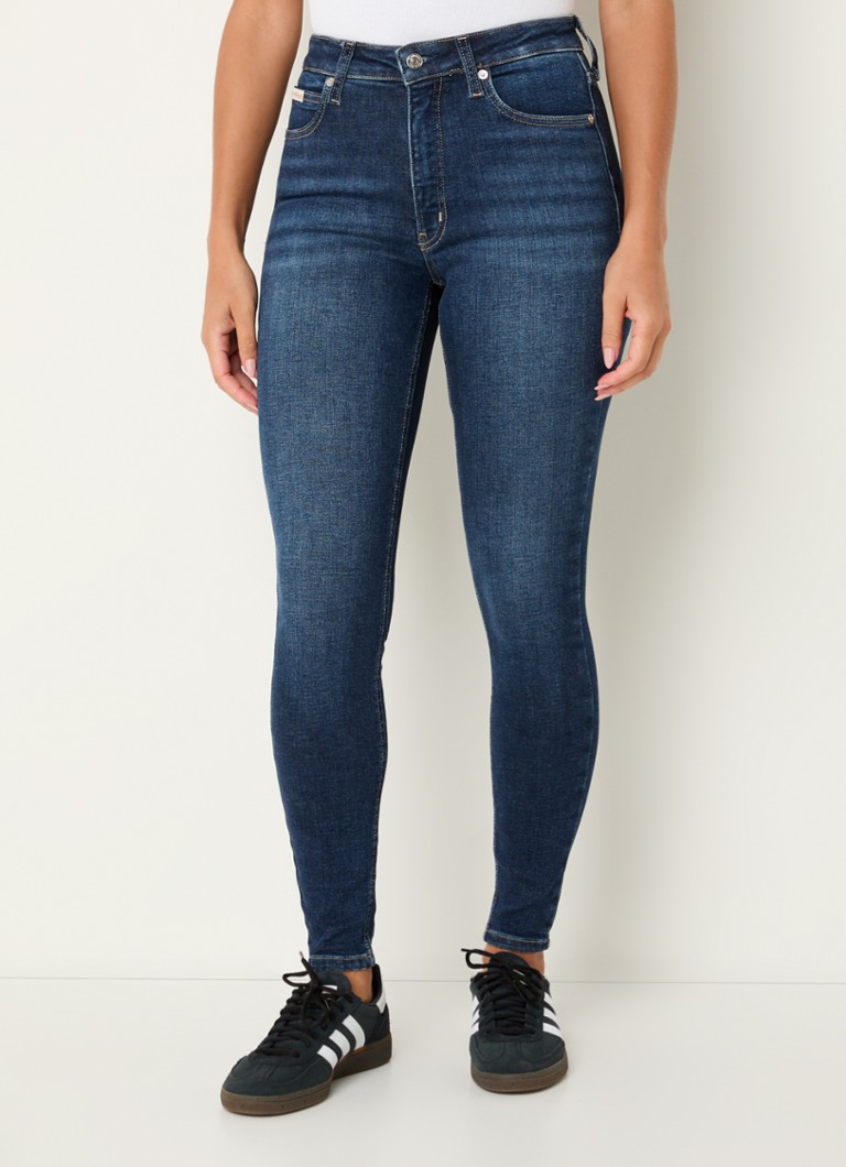 Jeans skinny a vita alta Calvin Klein, lavaggio scuro
