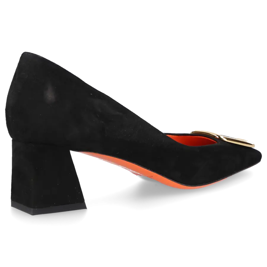 Santoni - Pumps 70109 Veloursleder - schwarz