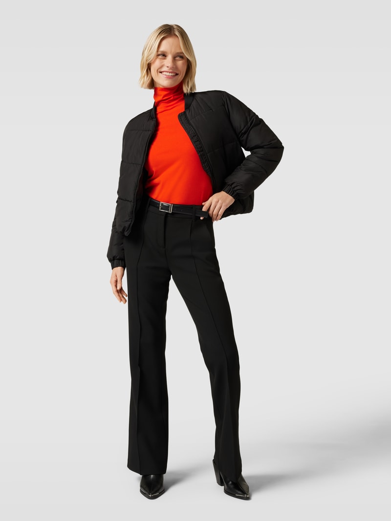 Longsleeve mit Rollkragen in rot