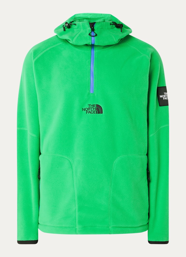 Jachetă The North Face TNF x Yinka Ilori, model polar, cu imprimeu floral și logo.