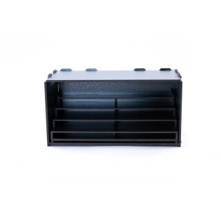 Black Paint Rack: Farbregal ausziehbar (Tribüne)