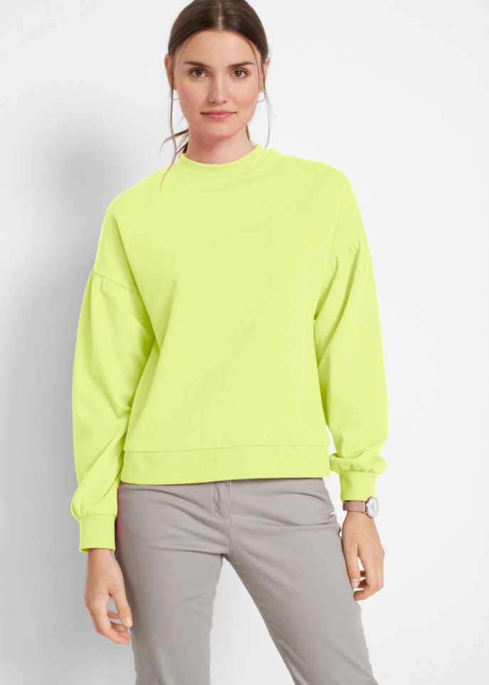 Sweatshirt mit Volumen-Ärmeln