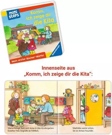 ministeps: Mein erster Bücher-Würfel: Kita, Zoo und Feuerwehr (Bücher-Set)