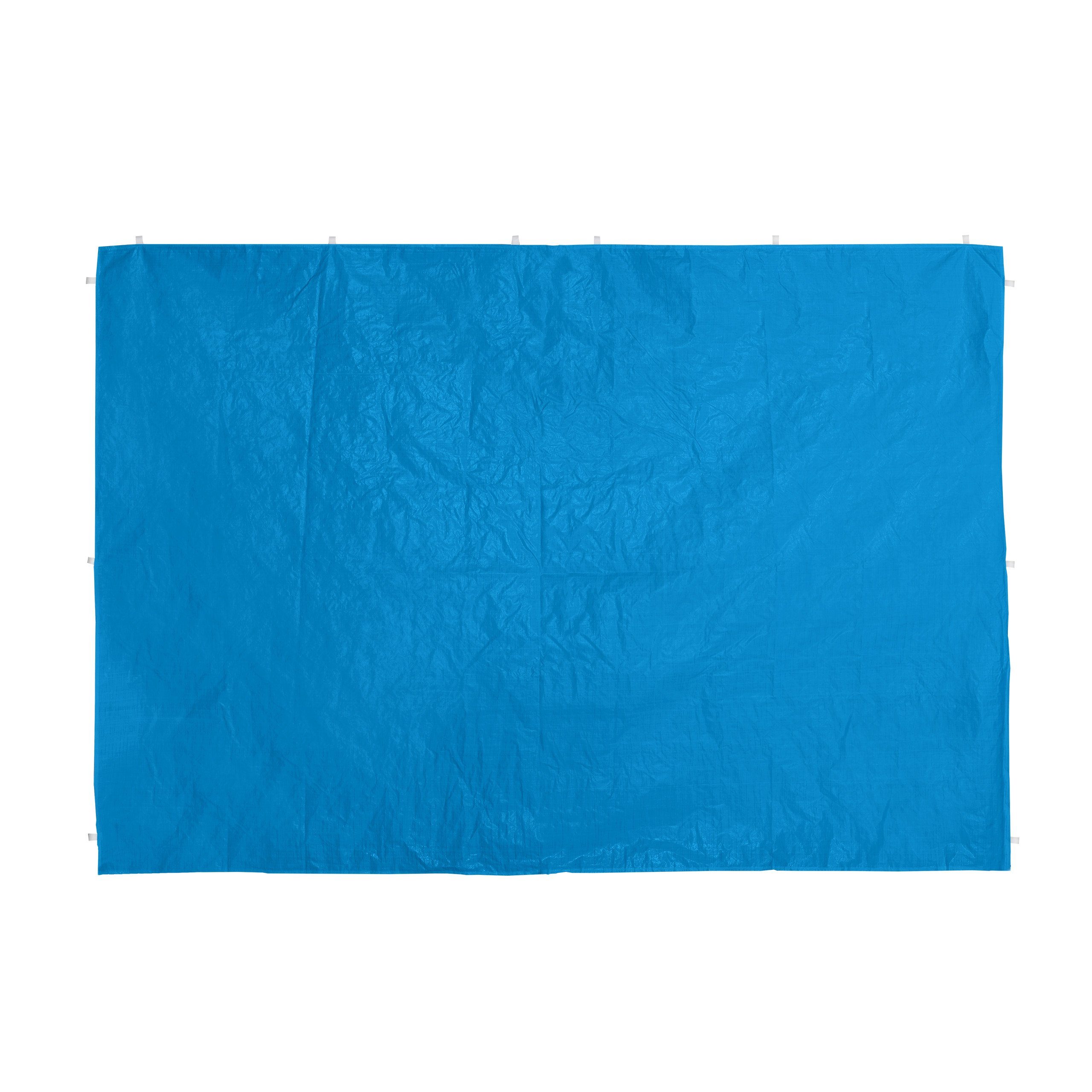 relaxdays Pavillon Blaue Pavillon Seitenteile 2er Set