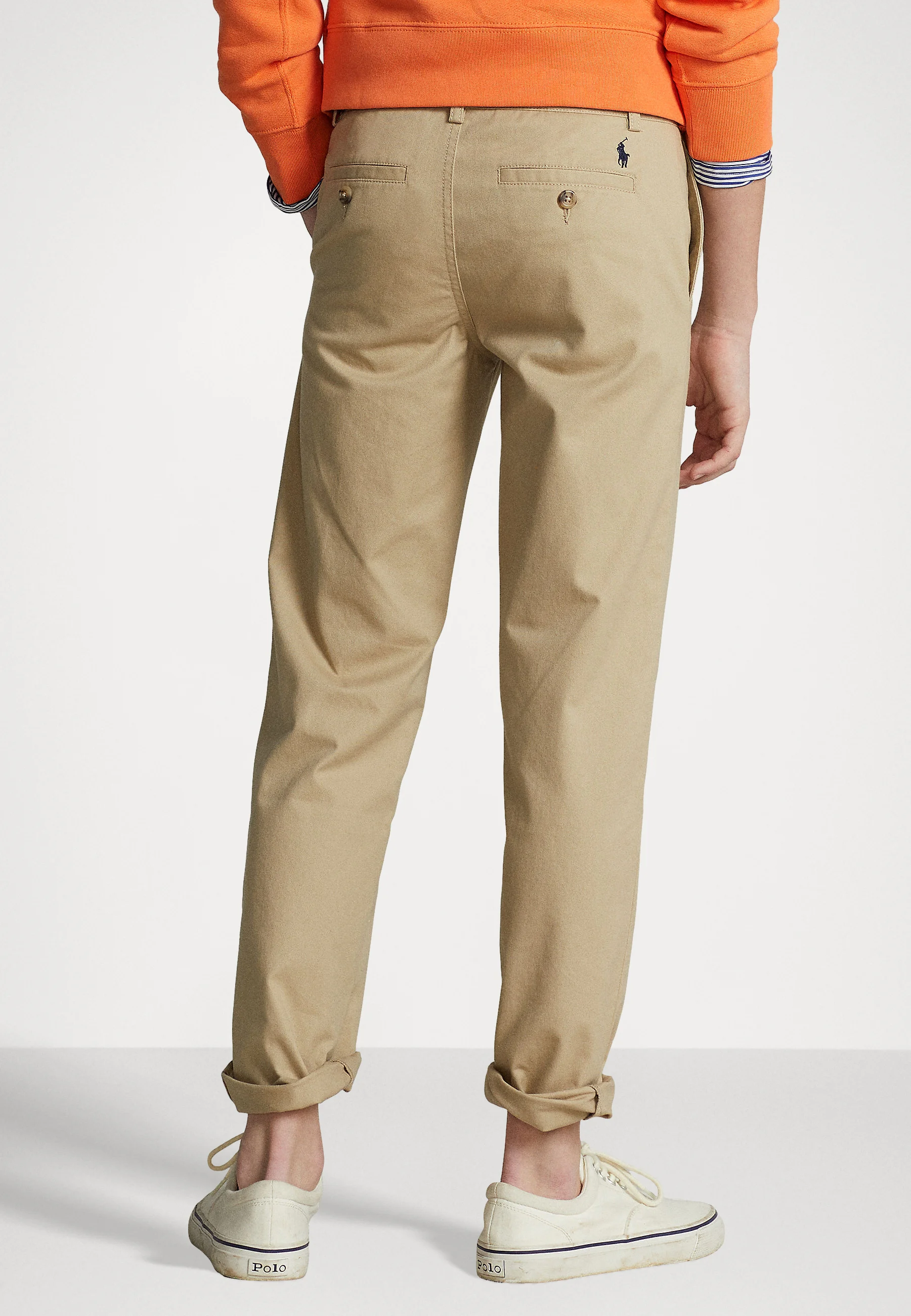 Pantalones Bedford de Polo Ralph Lauren con parte delantera plana - Pantalones