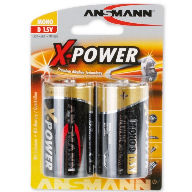 Ansmann Batterie Alkaline X-Power Mono (D-Cell) 2er-Pack