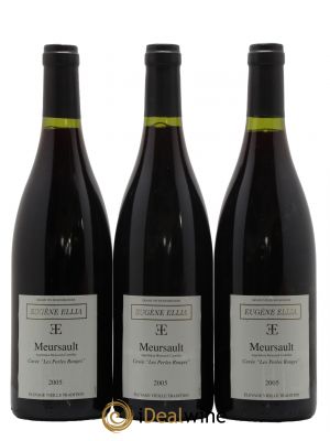 Meursault Les Perles Rouges Domaine Eugène Ellia 2005 - Lot de 3 Bouteilles