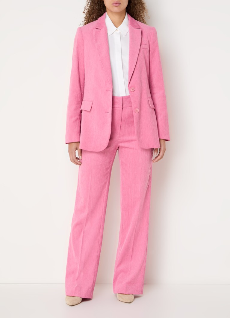 Expresso  Blazer van corduroy met klepzakken