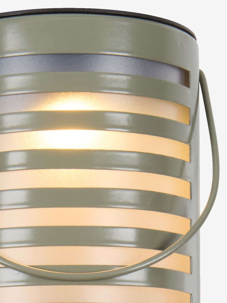 SUNFLOWER Solarlampe SUNFLOWER Ø8xH39cm grün