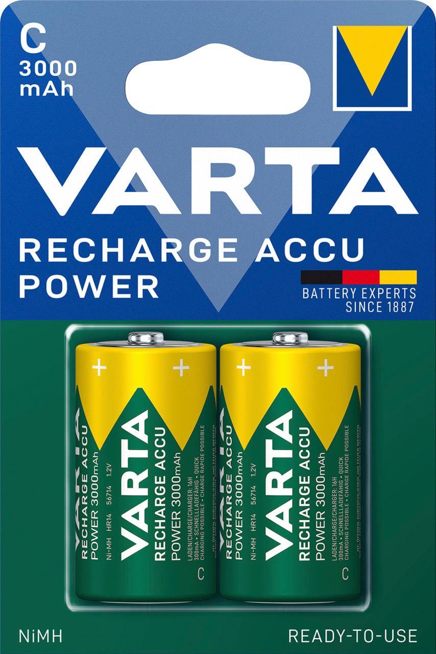 VARTA BATTERIE RECHARGEABLE AKKU C 3000MAH V Akku Baby 3000 mAh (1,2 V, 2 St)