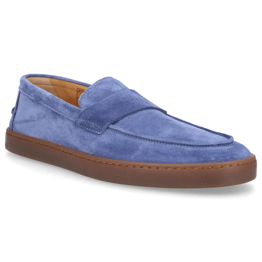 Henderson - Loafer SIFNOS Veloursleder - blau