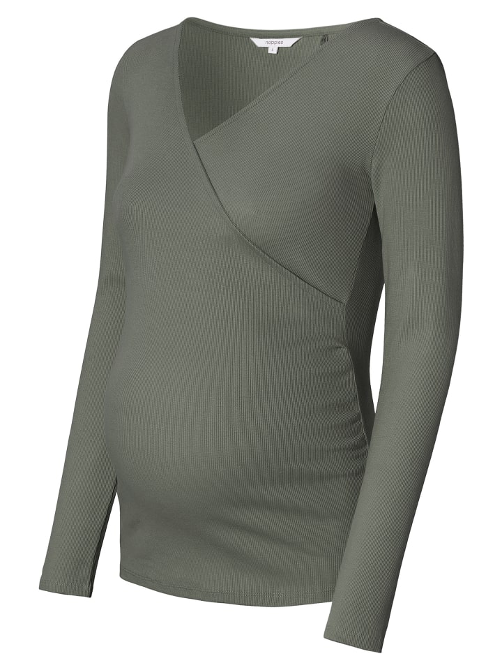 Noppies Still-Shirt Sara in Olive günstig kaufen
