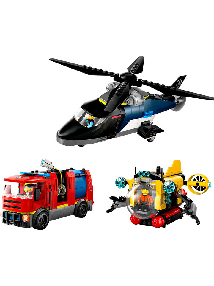 LEGO LEGO® City Hubschrauber, Löschauto und U-Boot - ab 7 Jahren günstig kaufen onesize