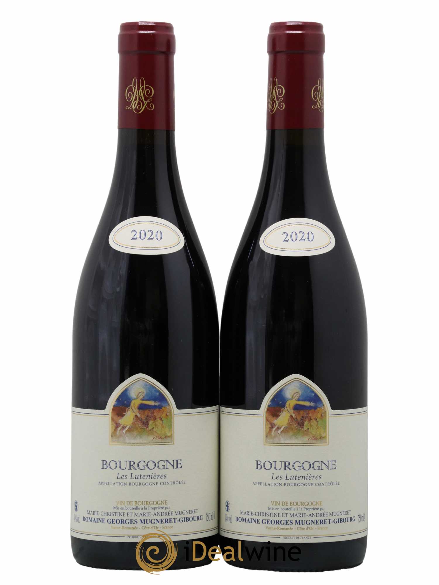 Bourgogne Les Lutenières Mugneret-Gibourg (Domaine)  2020 - Lot de 2 Bouteilles
