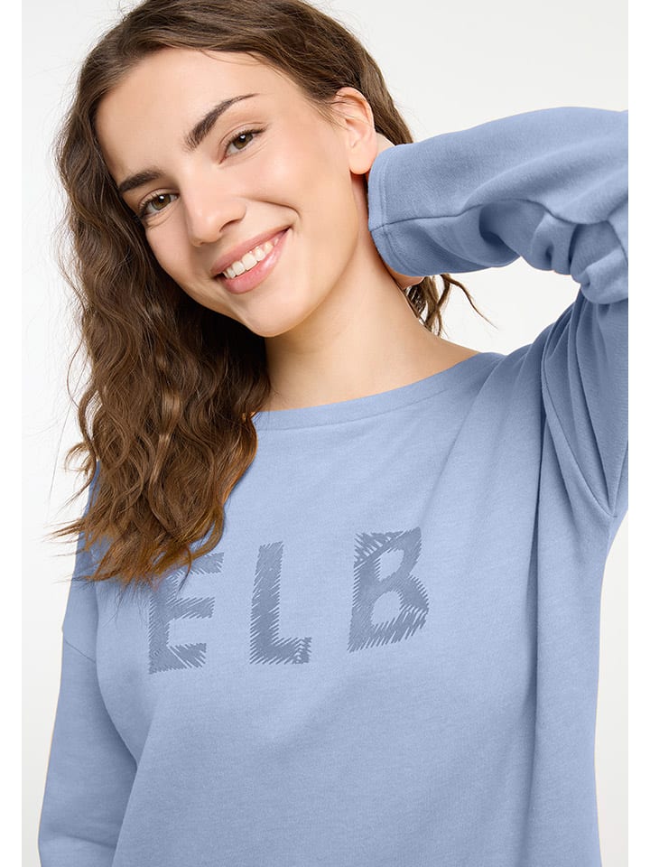 ELBSAND Sweatshirt in Hellblau günstig kaufen