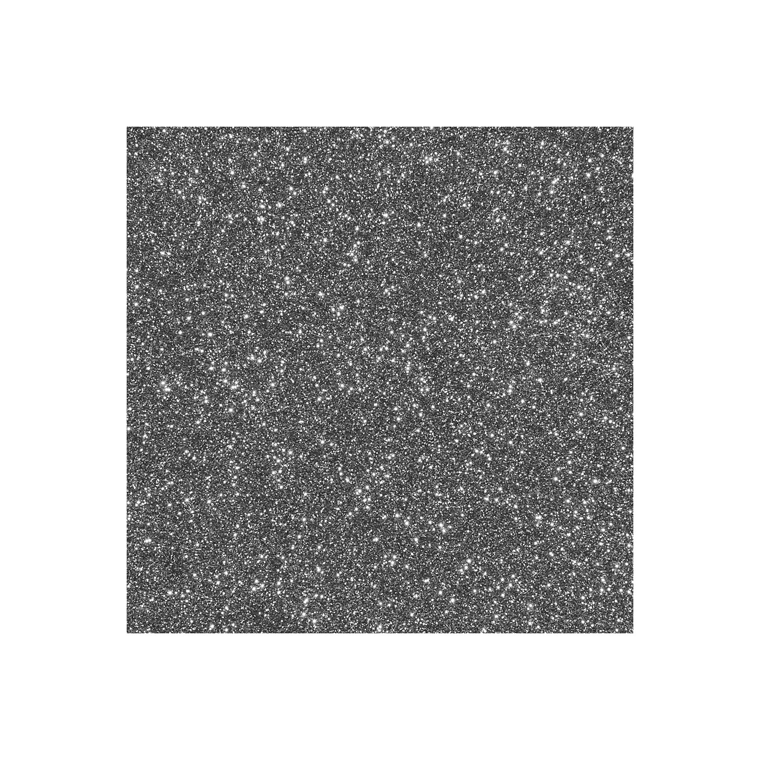 plottiX GlitterFlex-Folie, silber, 30 x 30 cm