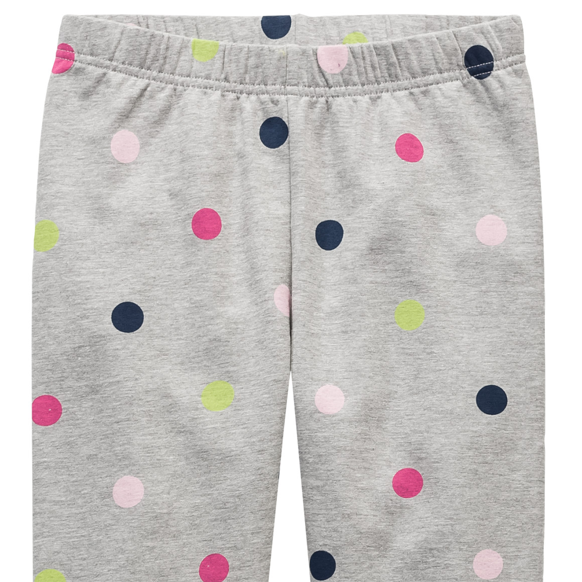 Mädchen Sweatleggings mit bunten Punkten