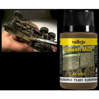 Vallejo Weathering Effects Splash Mud European 40 ml