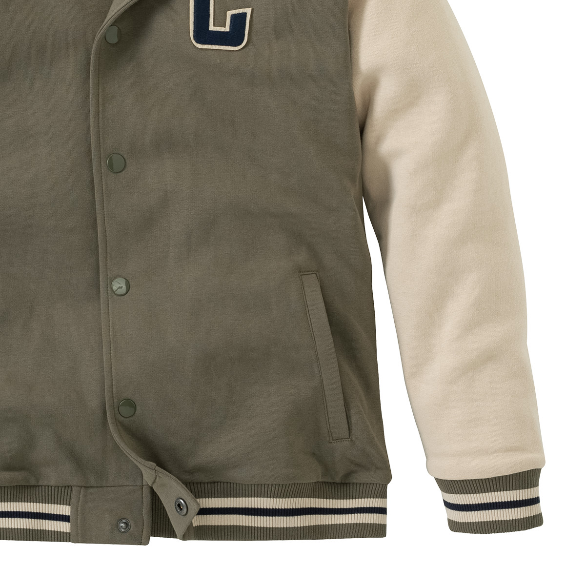 Jungen Sweatjacke im College-Style