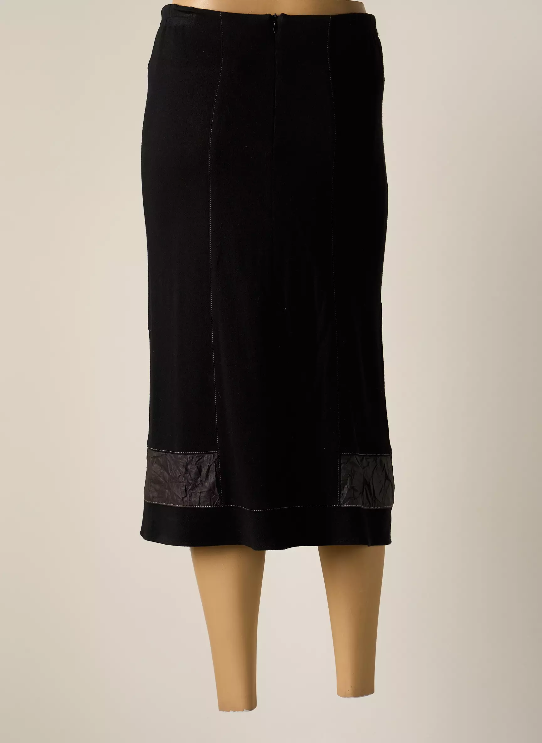 Jumfil Jupes Mi Longues Femme couleur noir