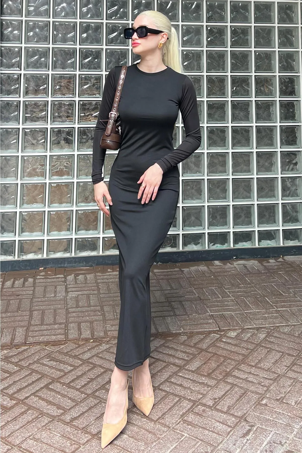 Madmext  Kleid - Schwarz - A-Linie