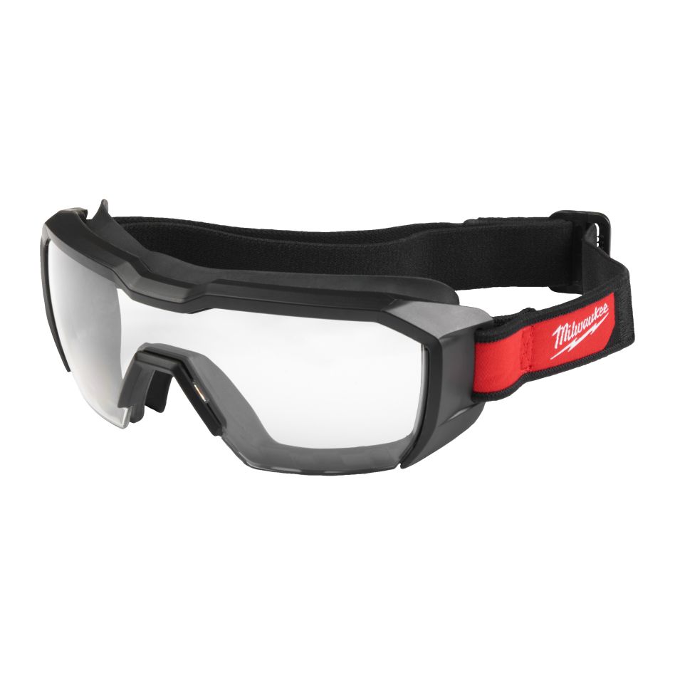 Milwaukee Accessories 4932493433 Kompaktne zaštitne naočale širokog vidnog polja, ventilirane, prozirne