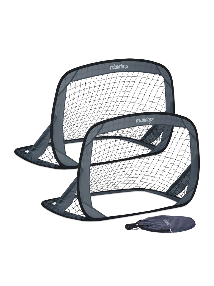 relaxdays 2 x Pop Up Tor in Grau günstig kaufen onesize