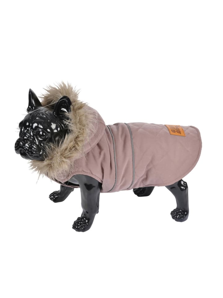 dynamic24 Hunde Winterjacke Hundemantel Kapuze  in Rosa günstig kaufen