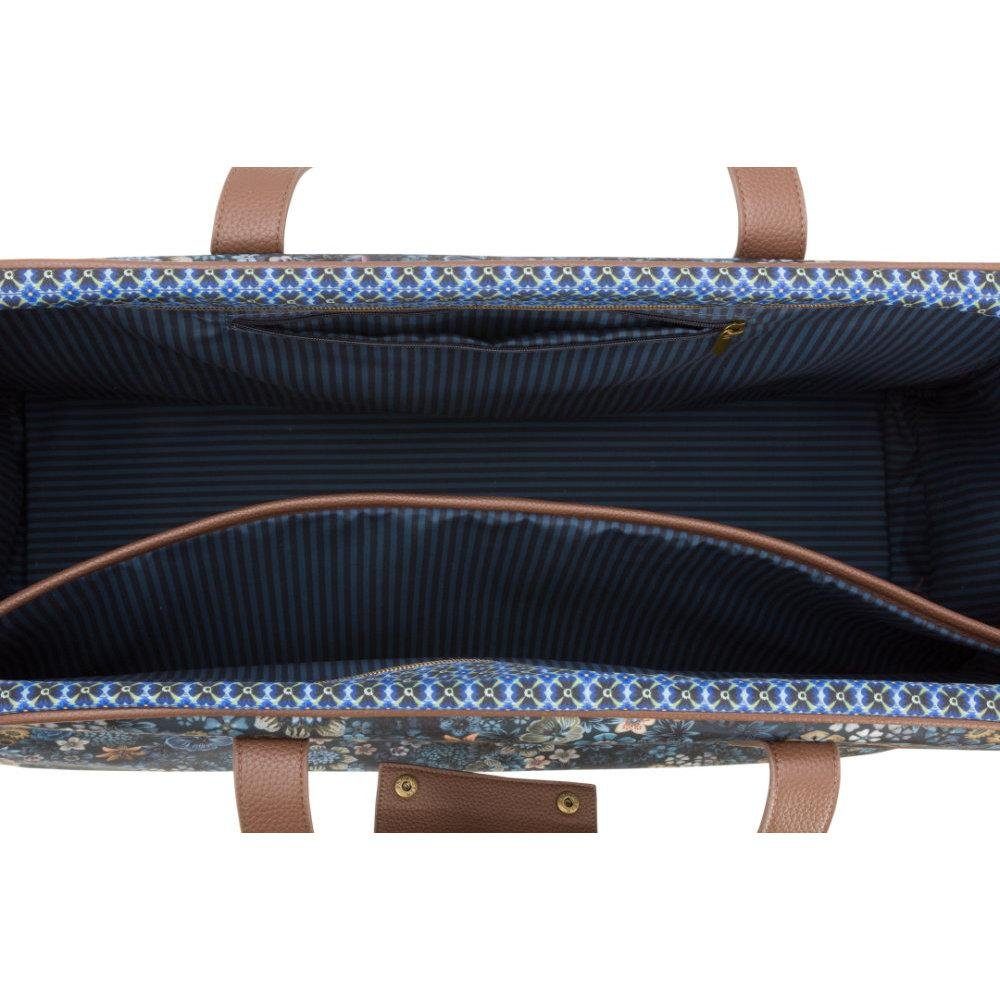 PiP Studio Reisetasche Reisetasche Weekend Bag Tutti i Fiori Blau (M)