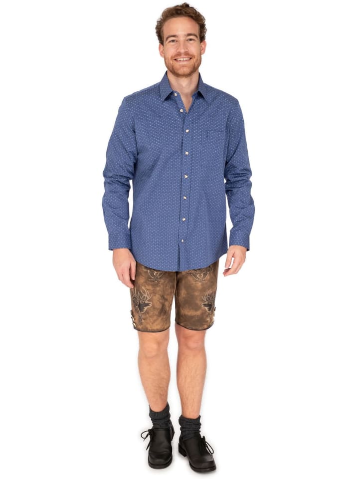 Almsach Hemd LF651-CT3076 in blau günstig kaufen