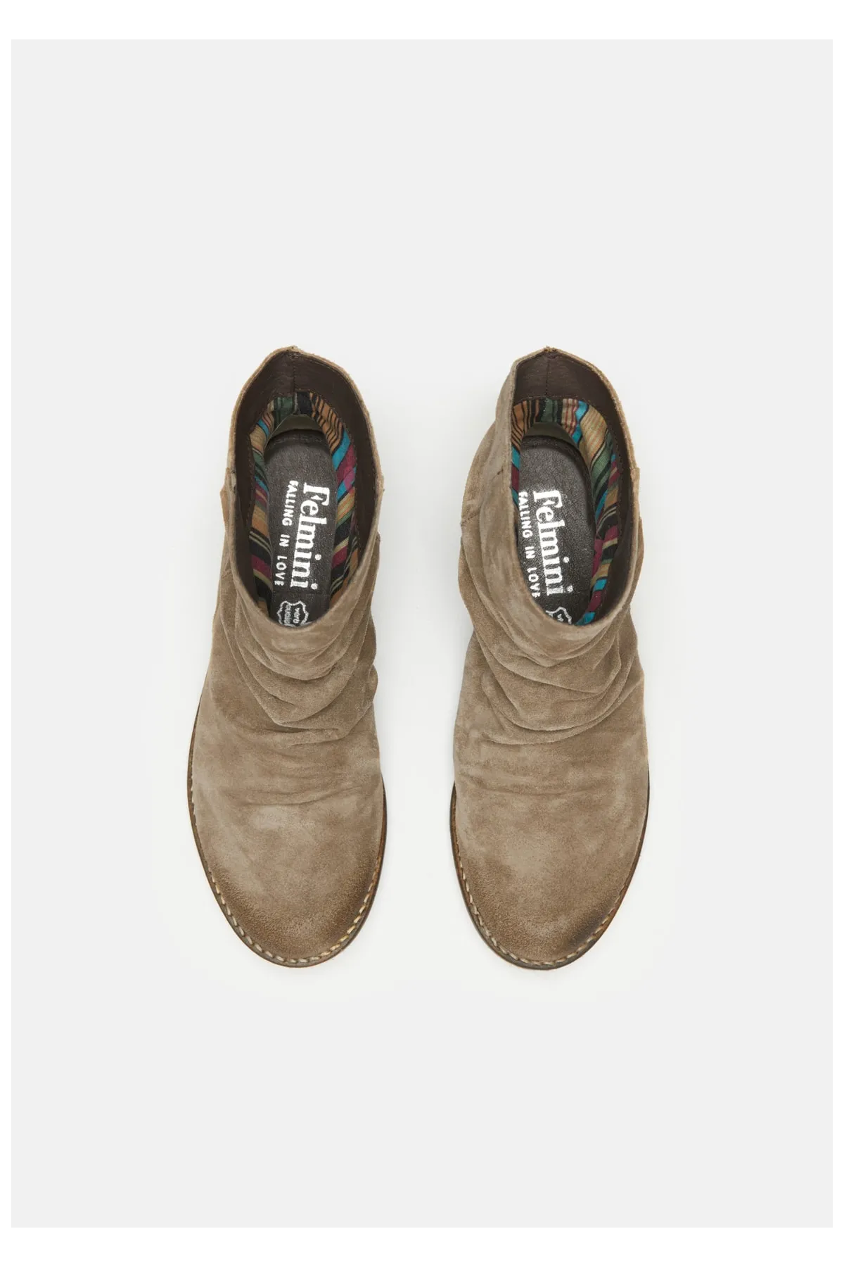 Felmini  Stiefelette - Grau - Blockabsatz